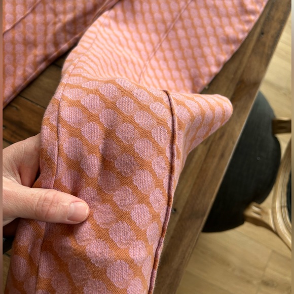 Anthropologie Maeve Margot Kick Flare Crop Pant Pink S - Picture 9 of 11